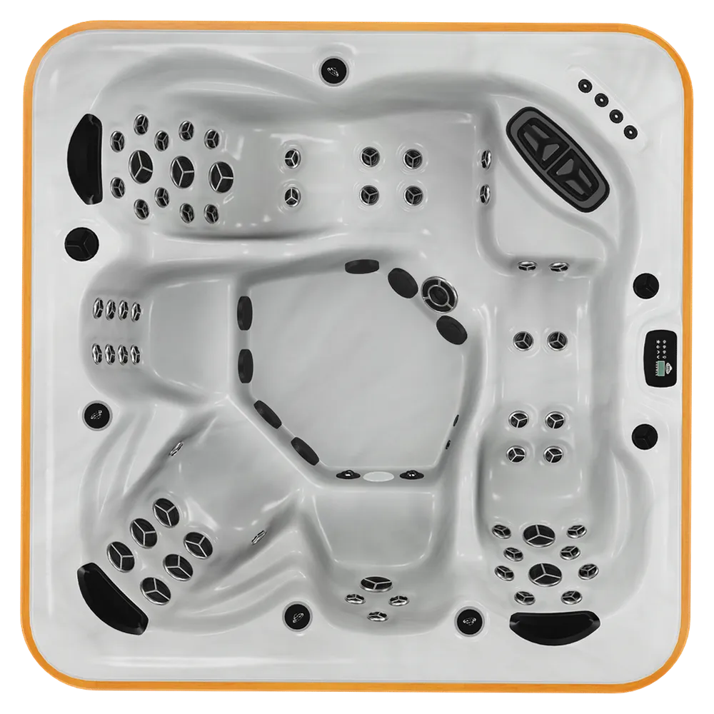 Arctic Spas Klondiker hot tub, top view