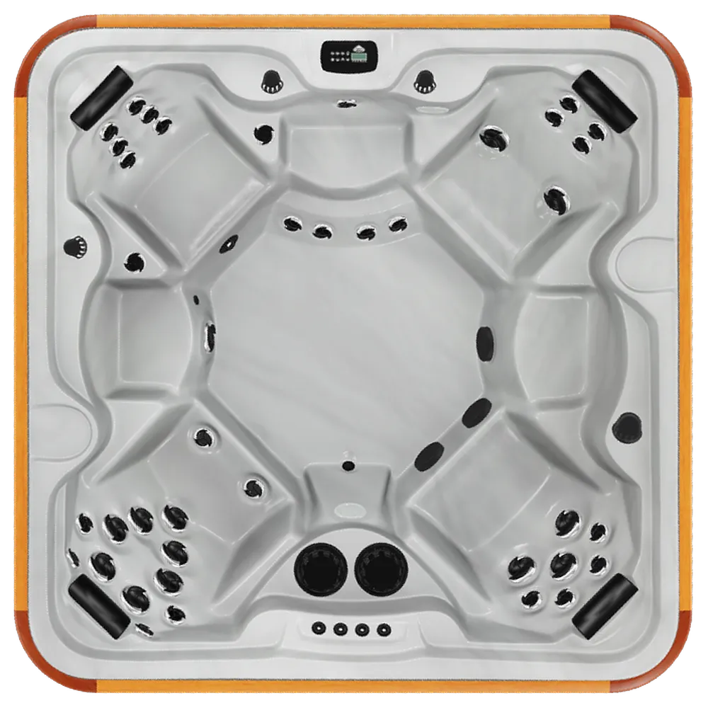 Arctic Spas McKinley hot tub, top view